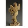 Image 2 : Chinese export carved ivory group of two angels 