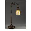 Image 1 : A Tiffany Studios Favrile Glass and Bronze Lamp 