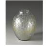 Image 1 : Hunabelle Molded and Frosted Glass Vase 