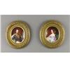 Image 1 : Two Continental Porcelain Painted Plaques 