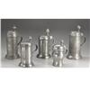 Image 1 : A Group of Five German Pewter Tankards 