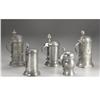 Image 2 : A Group of Five German Pewter Tankards 