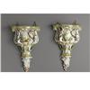 Image 1 : A Pair of German Porcelain Wall Brackets 