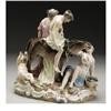Image 2 : A Meissen Porcelain Group Of The Drunken Silenus 