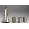 Image 2 : A German Pewter Tankard and Three Beakers 