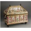 Image 2 : Italian Capodimonte Porcelain Casket, 19th/20th 