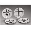Image 1 : Group Of Four Fornasetti Ceramic Plates 