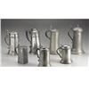 Image 1 : A Group of Seven Pewter Tankards 