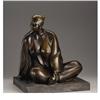Image 5 : Armando Amaya Bronze Figure Of A Seated Woman 