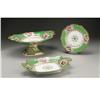 Image 1 : A Chamberlains Worcester Green Dessert Service 