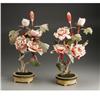 Image 1 : Pair Of Chinese Ivory Polychrome Floral Planters 