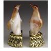 Image 2 : A Pair Of Carnelian And Gilt Bronze Bookends 