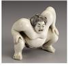 Image 1 : A Carved Ivory Figural Sumo Wrestler Netsuke NR 