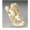 Image 1 : A Japanese Carved Ivory Okimono 