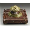 Image 2 : A Continental Marble And Gilt Bronze Inkstand 