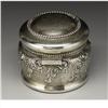 Image 2 : An American Silver and Glass Travelling Inkwell 