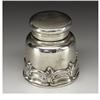 Image 1 : An American Silver Travelling Inkwell 