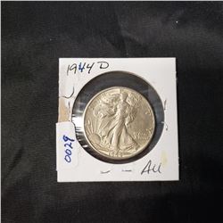 1944-D Walking Liberty  Half Dollar
