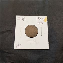 1869 Indian Head Cent