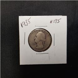 1935 Washington Quarter Grade: VG