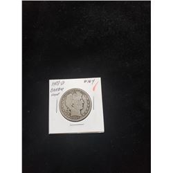1907-D Barber Half Dollar