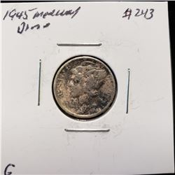 1945 Mercury Dime