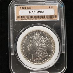 1891 CC Morgan Dollar