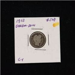 1913 Barber Dime