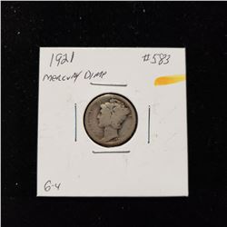 1921 Mercury Dime