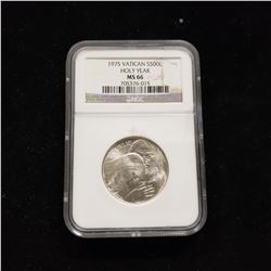 1975 Vatican $500L Holy Year