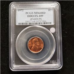 1972 DDO Lincoln Cent