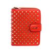 Image 2 : Christian Louboutin Red Leather Panettone Coin Purse Wallet