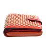 Image 4 : Christian Louboutin Red Leather Panettone Coin Purse Wallet