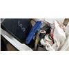 Image 2 : TOTE OF TOOLS, ELECTRONICS, METAL TRUCKS