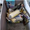 Image 2 : Tote of painting supplies