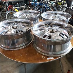 Lightning Bolt Rim SET OF FOUR 24 INCH RIMS, LIGHTNING BOLT DESIGN