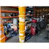 Image 1 : Lot of 5 orange 32 liter buckets with lids