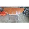 Image 2 : FOLDING D TABLE - 5 FOOT ACROSS