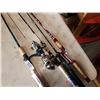 Image 2 : LOT OF FISHING RODS AND REELS
