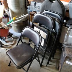 8 FOLDING CHAIRS