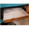Image 2 : OAK CABINET AND COUNTER TOP WITH DRAWER