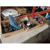 Image 1 : 2 boxes of aluminum stock, valves and mneumatic sanders