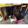 Image 1 : PIONEER STEEL TOE RUBBER BOOTS SIZE 12 AND TOOL BELTS