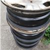 Image 3 : Set of four 16" 5 bolt rims