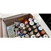 Image 2 : BOX OF THREAD AND SEWING ACCESSORIES