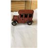 Image 2 : CAST METAL CAR, SKELETON KEYS, ANTIQUE LETTER SLOT AND BRASS SPRAYER