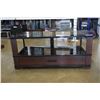 Image 2 : MODERN GLASS TV STAND