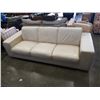 Image 1 : WHITE LEATHER SOFA