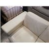 Image 3 : WHITE LEATHER SOFA