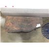 Image 2 : METAL BASE WOOD SLAB COFFEE TABLE